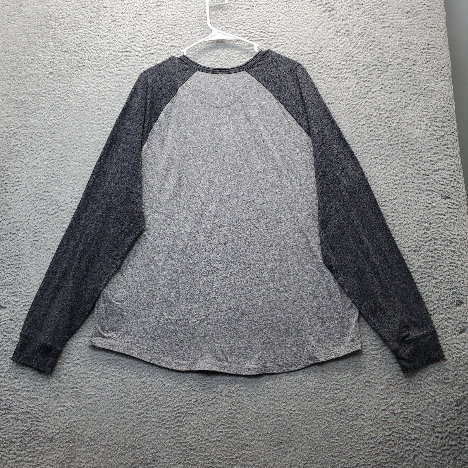 Lucky Brand Henley Shirt Mens 2XL Multi Colorblock Stretch Down Shoulder Sleeve gallery