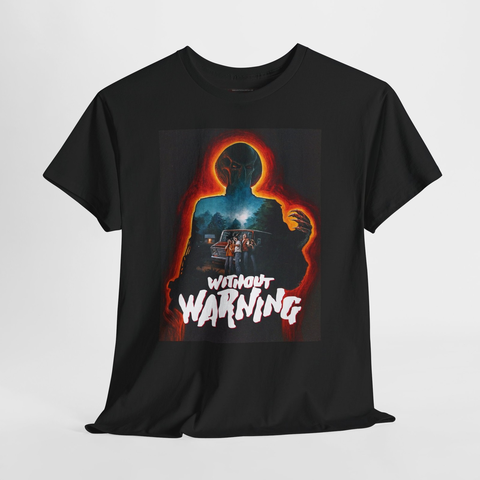 Without Warning 1980 Retro Movie Poster Horror Unisex Graphic T-Shirt gallery