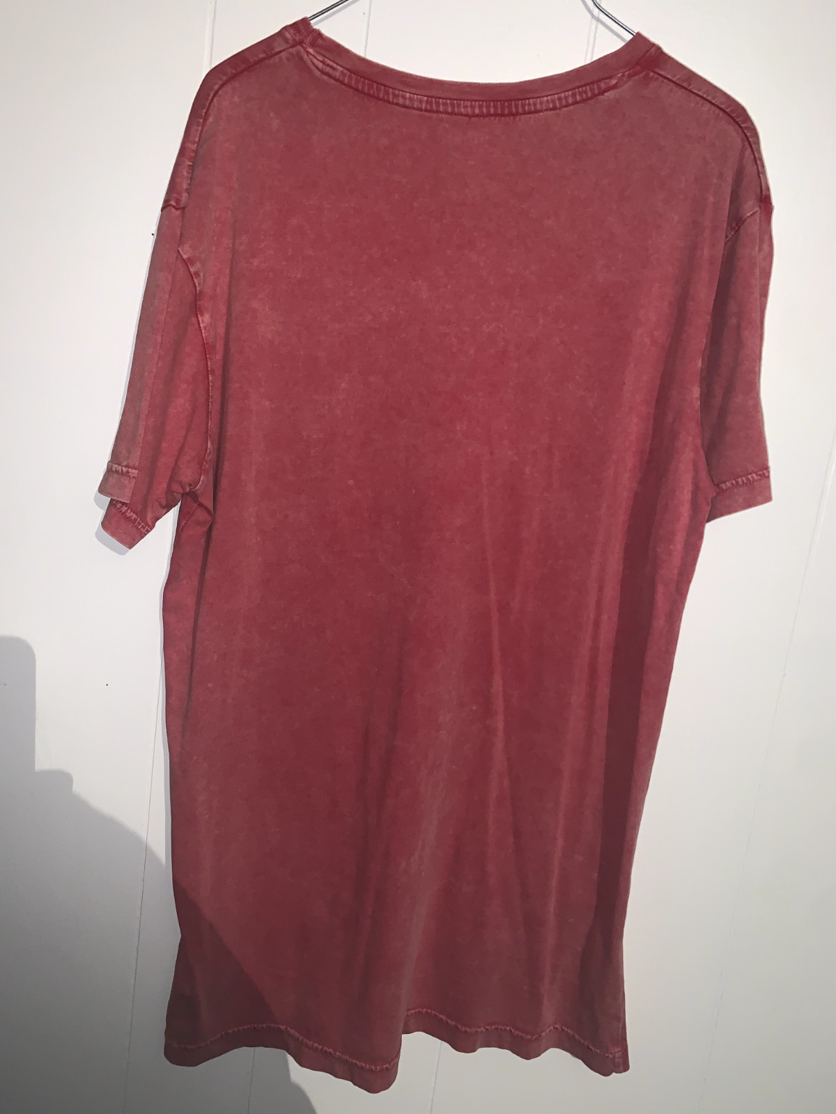 Short Sleeve Red Shirt Medium DepartWest Buckle Heathered Pocket Tee New! gallery