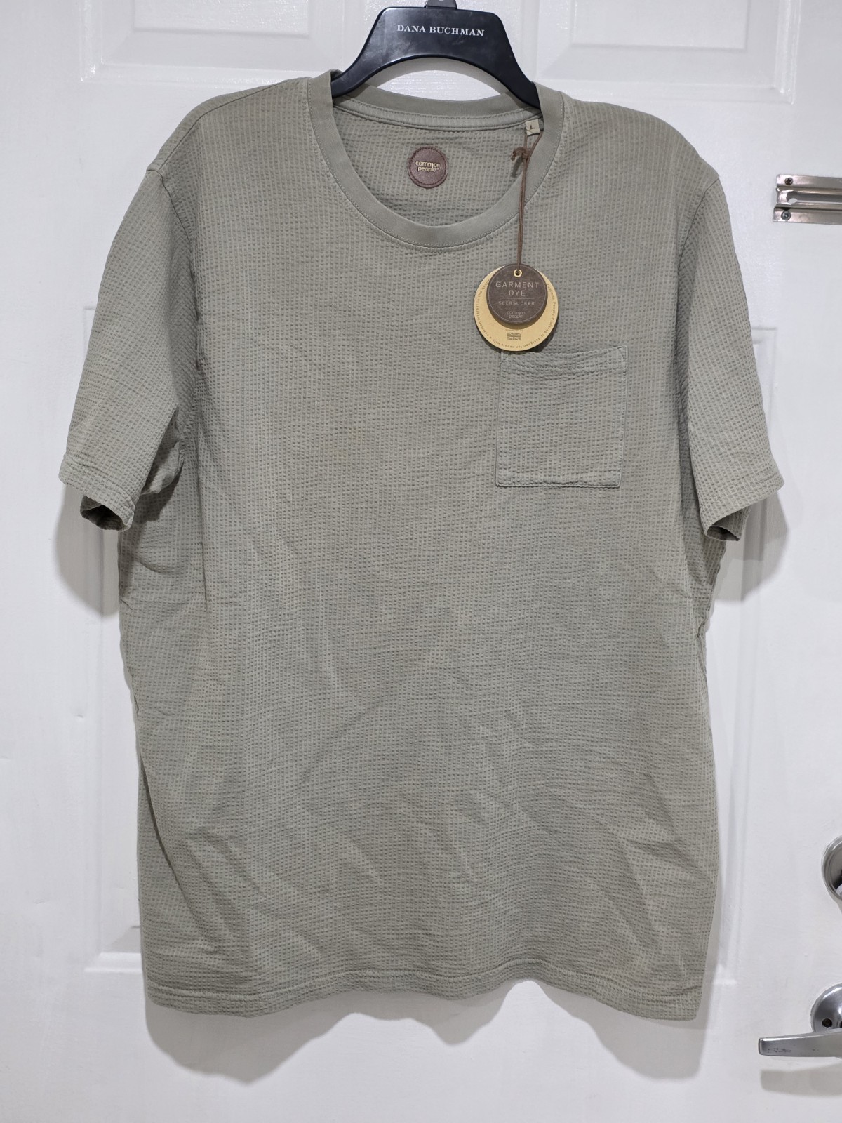 Common People Men's Ottoman Tee T-Shirt Light Grey Size L gallery