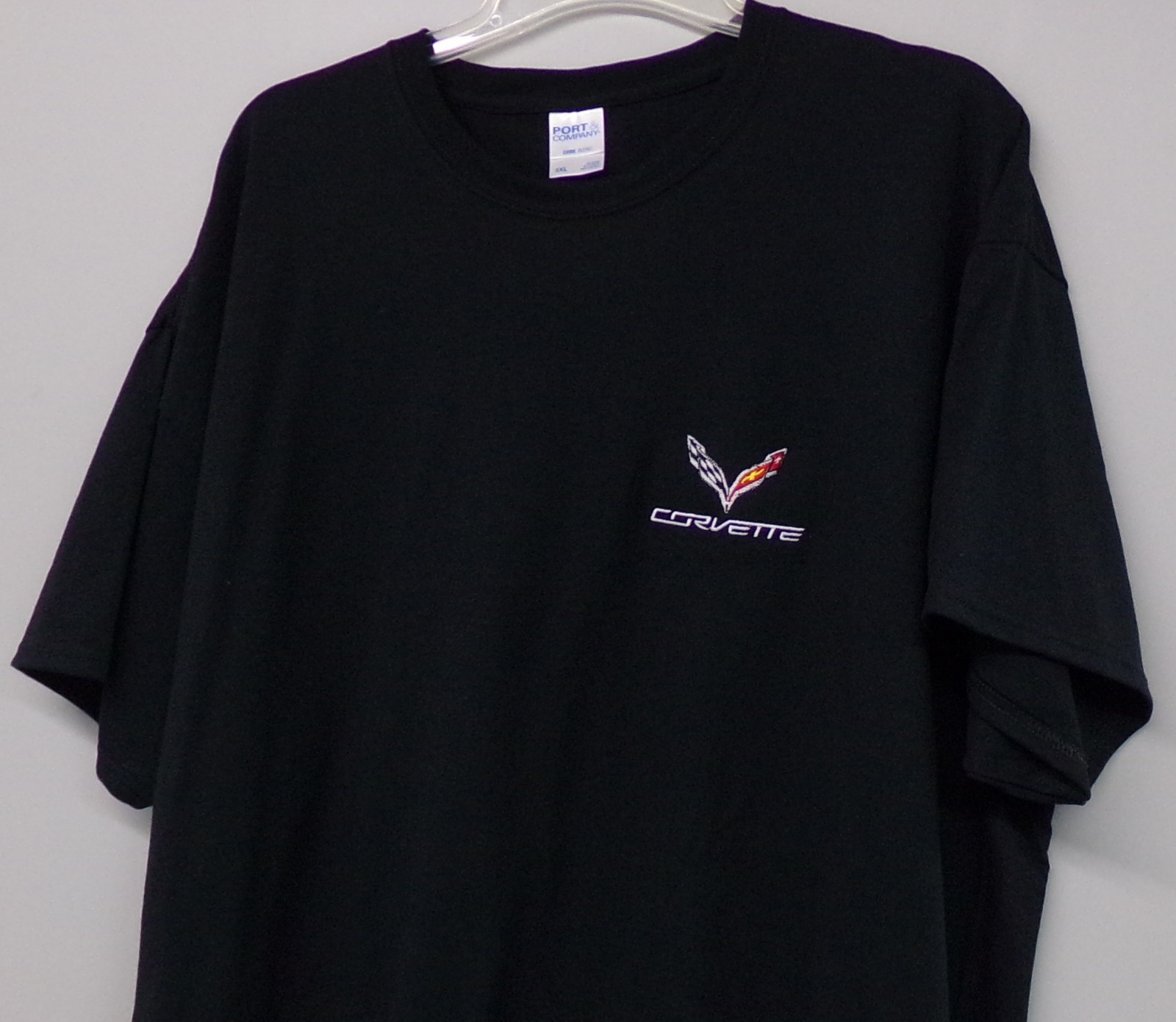 Chevrolet Corvette C7 Sports Car Embroidered T-Shirt S-6XL, LT-4XLT Chevy New gallery