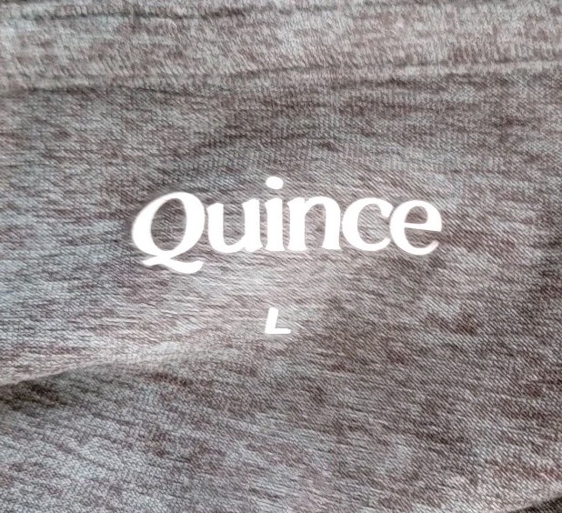 Quince Mens Hoodie Flowknit Performance Pullover Shirt Size Large Heather Green gallery