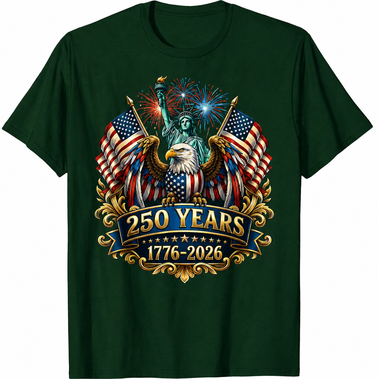 250th Anniversary USA 250 Year America Patriotic 4th of July T-Shirt gallery
