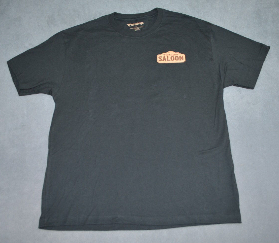 Birddogs T Shirt Mens Large Short Sleeve Black Wyatt Slurps Saloon NEW gallery