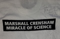 Vintage Marshall Crenshaw Miracle Of Science Promo Shirt XL 23×31 Possible Auto