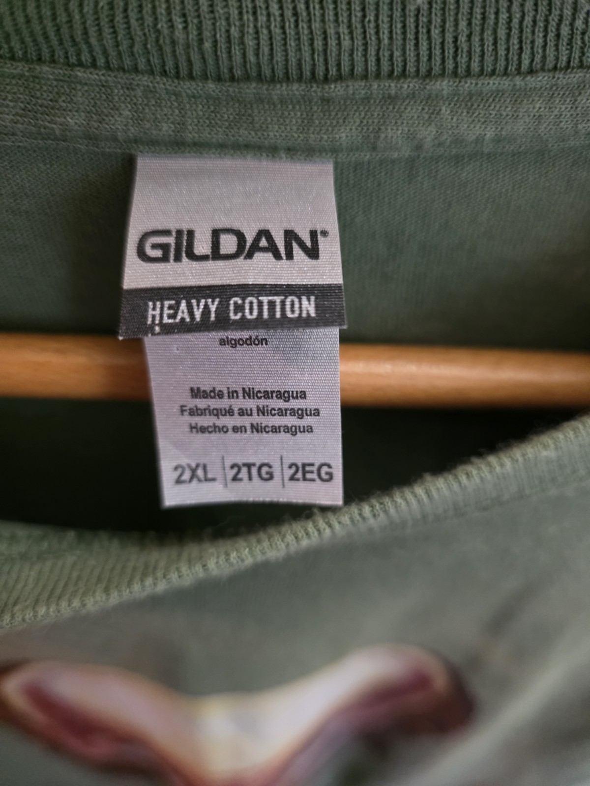 Gentle Giant Logo Men's Green T-Shirt Size 2XL gallery