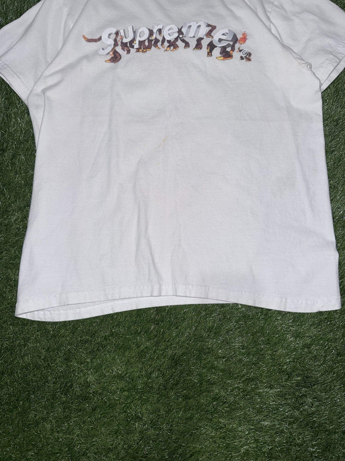 Supreme Apes Tee SS21. Mens Size M White 100% Cotton gallery