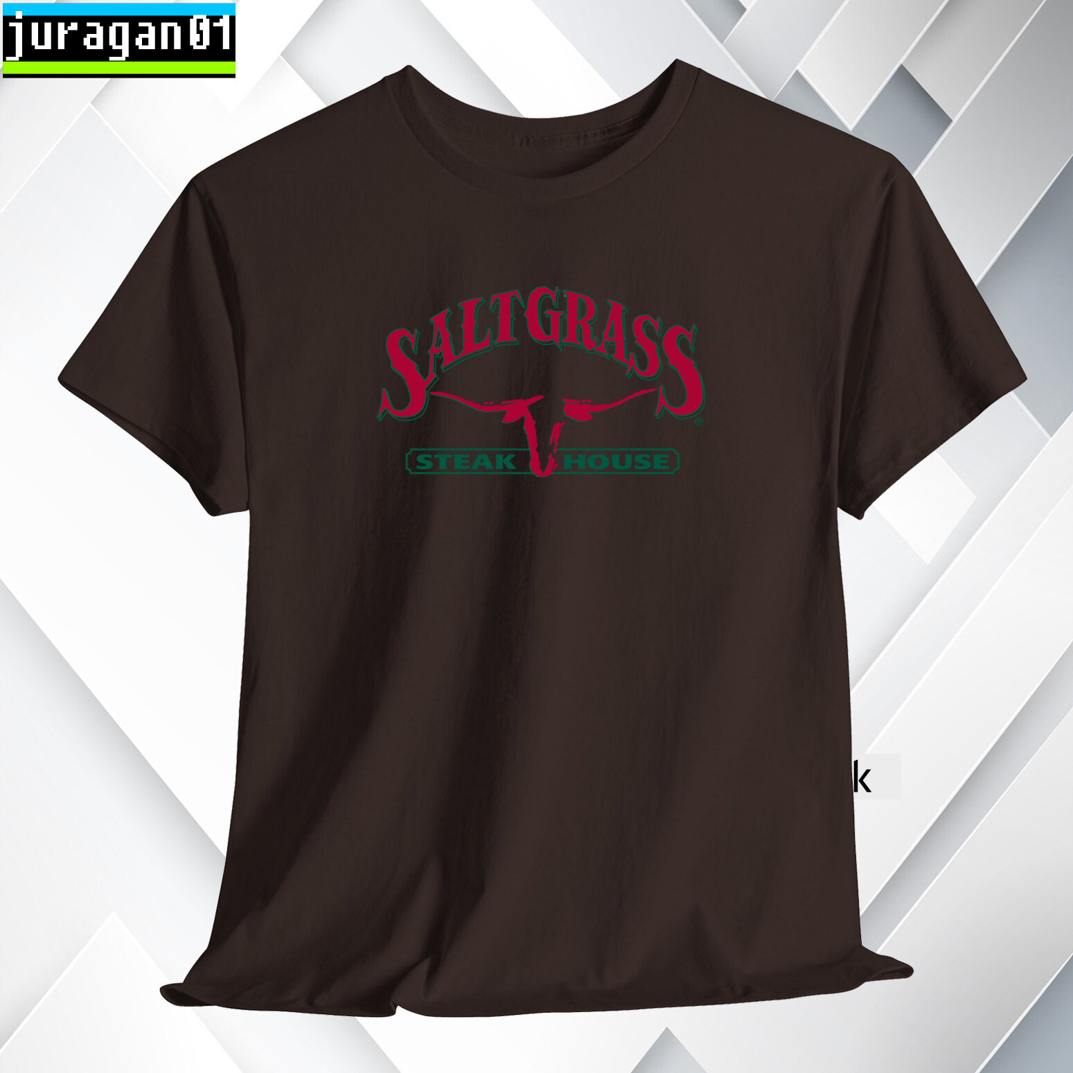 Saltgrass Steak House Logo Black/Navy/Sport Grey/White/Choco T-Shirt S-5XL gallery