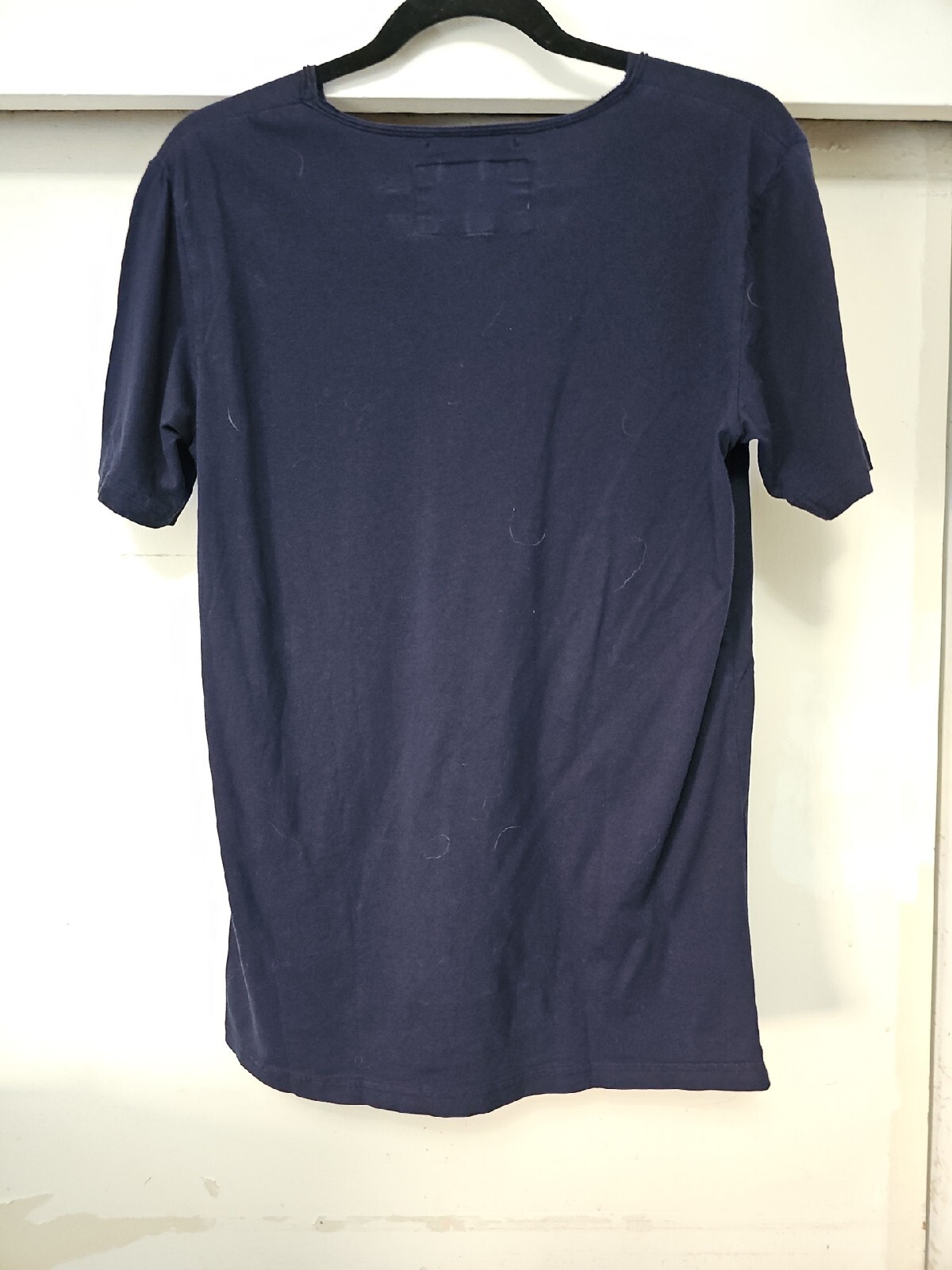 ALLSAINTS Spitalfields Jacks Place Blue S/S Tonic Scoop Neck Shirt Sz XS gallery