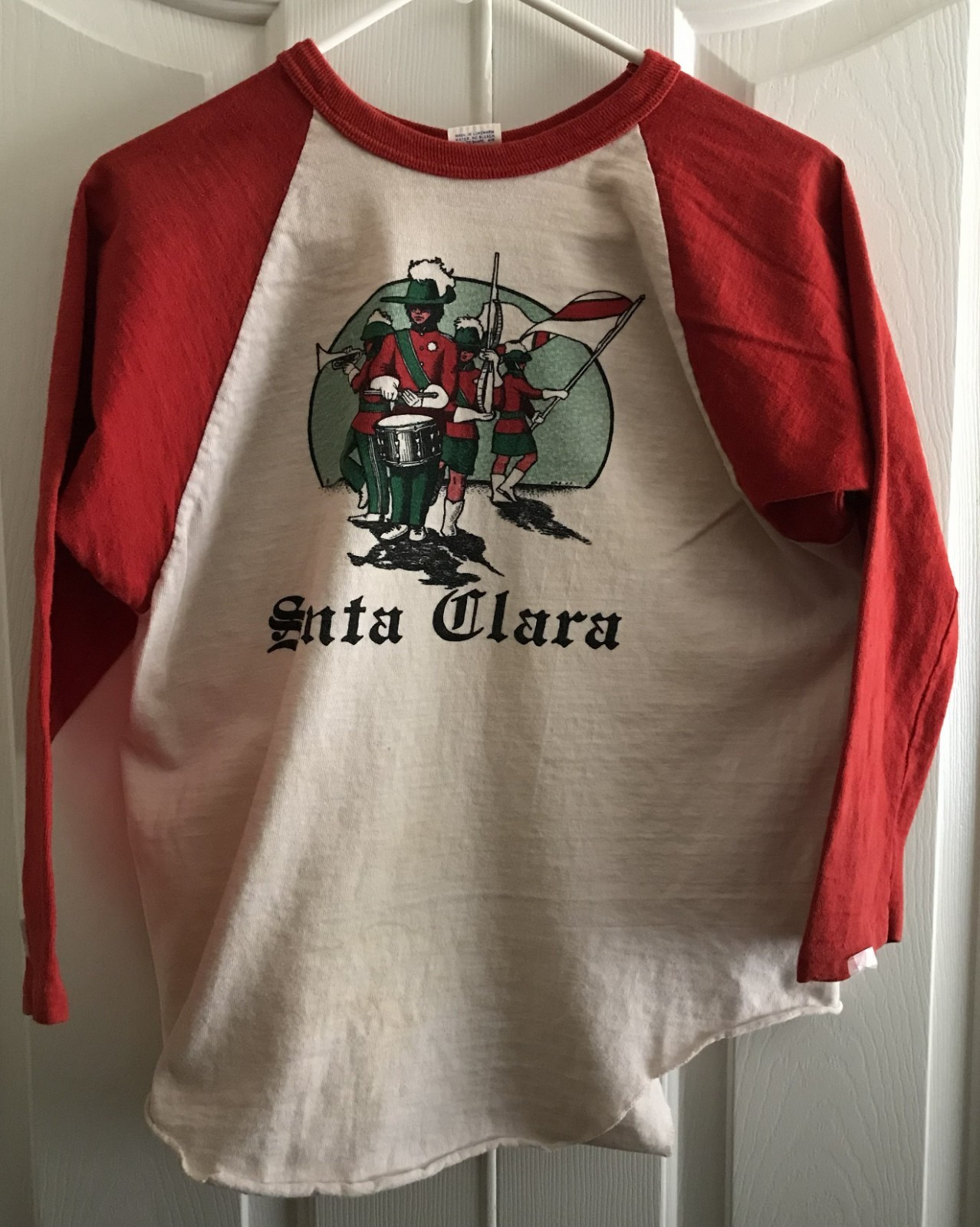 Santa Clara Vanguard vintage jersey t-shirt from mid 1970s, Drum Corps t-shirt gallery