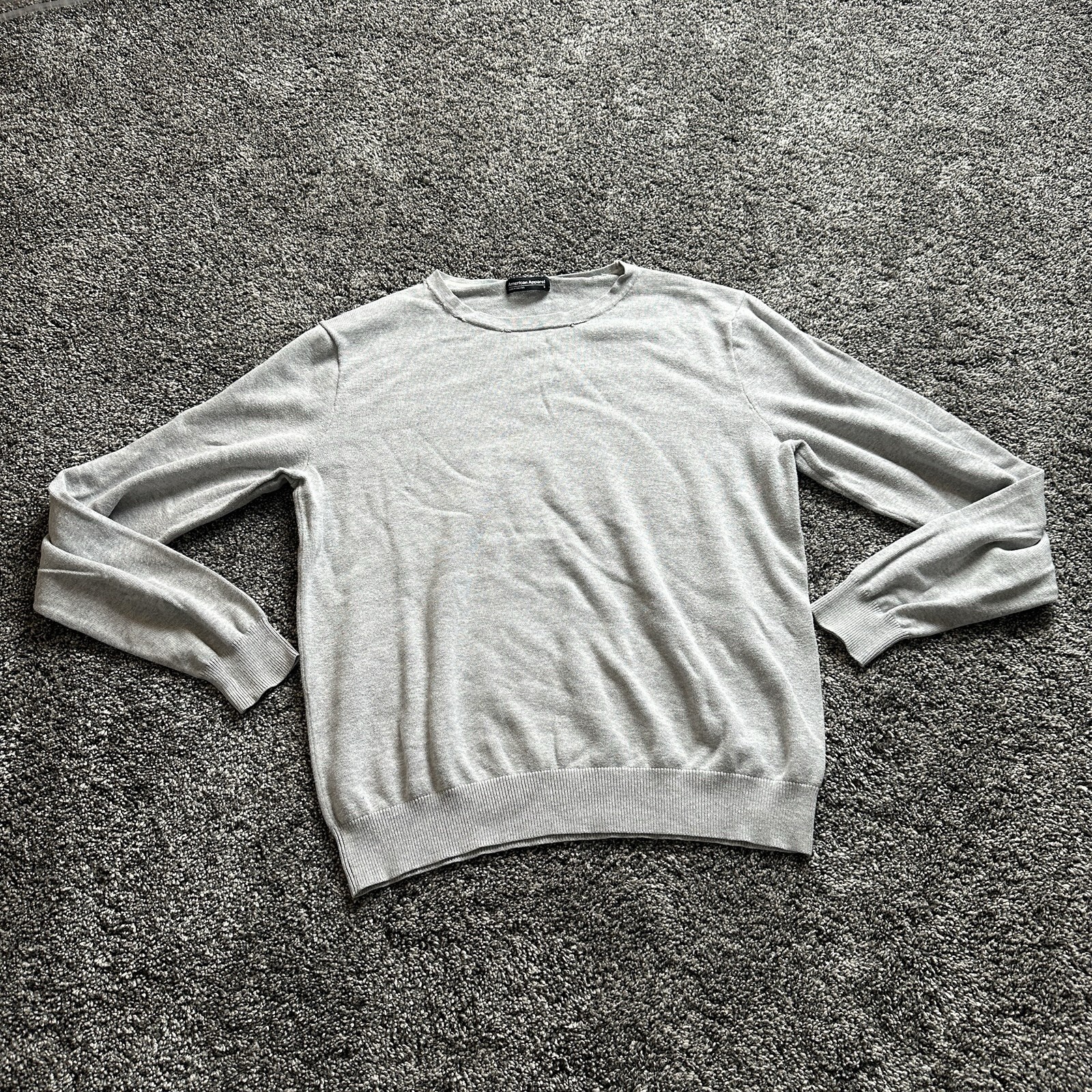 American Apparel Shirt Mens Small Gray Dexter Morgan Kill Thermal Y2K