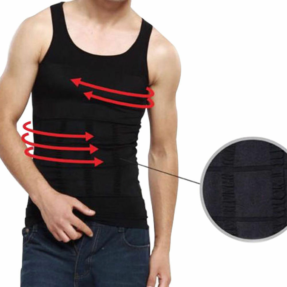 Fajas Para Hombres Faja Reductora De Hombre Men Body Shaper Abdomen Control Tee gallery