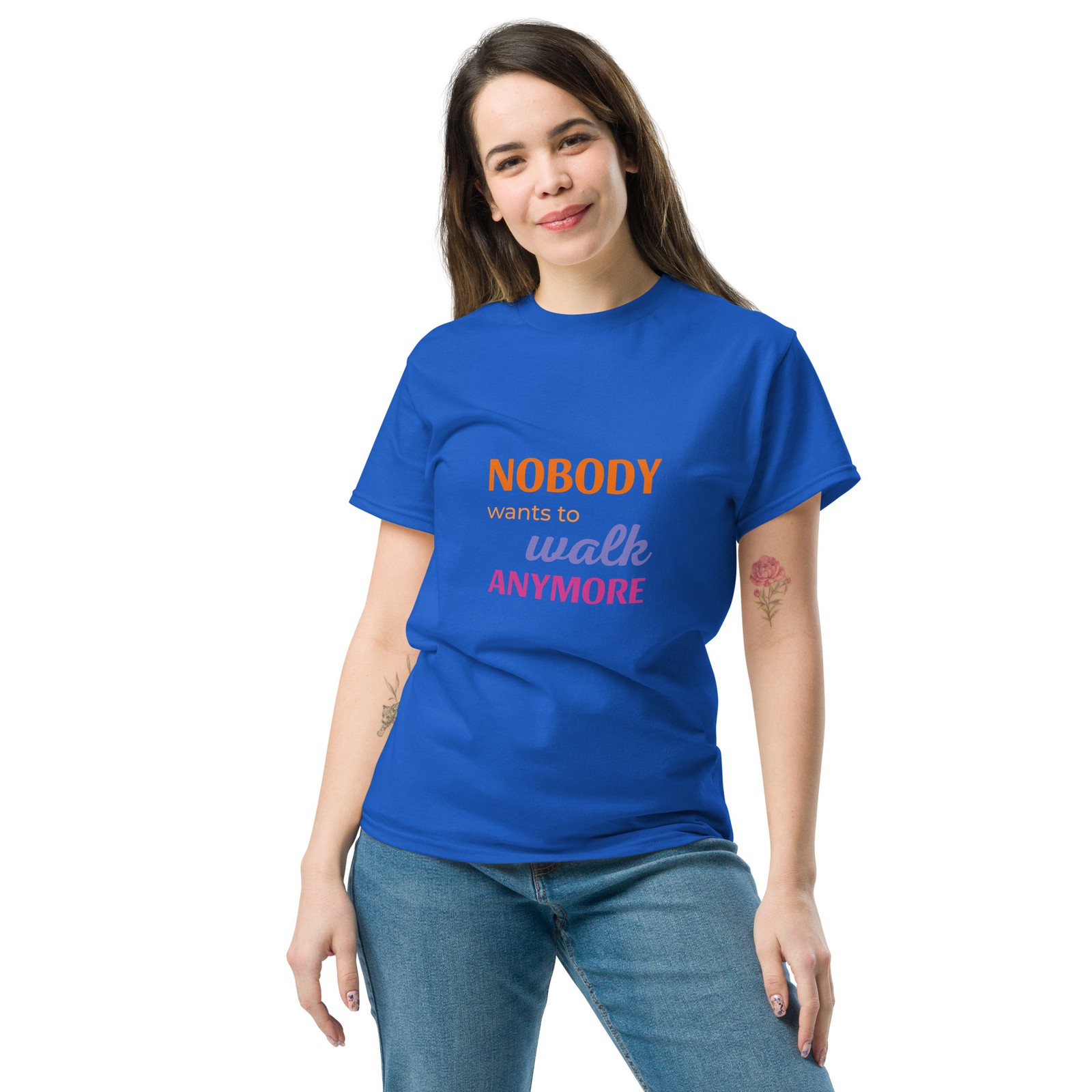 Nobody Wants to Walk Anymore - Color Cotton Tee gallery