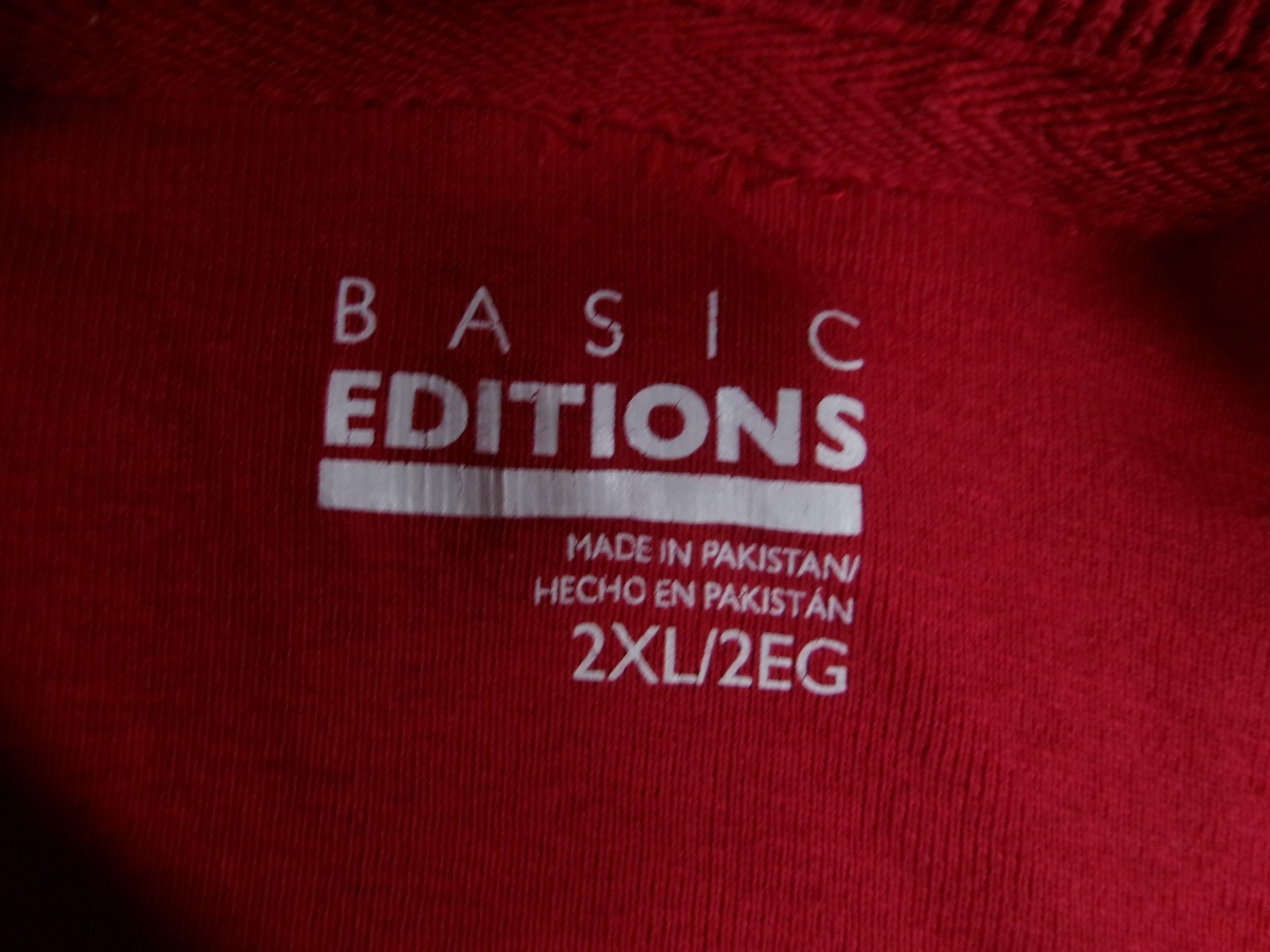 Basic Editions Shirt Men XXL Red Henley Classic Causal Outdoor Long Sleeve gallery