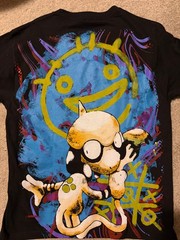 Backstock Co Pokemon Pikachu Illustrator AOP Shirt Size Large Pikachu