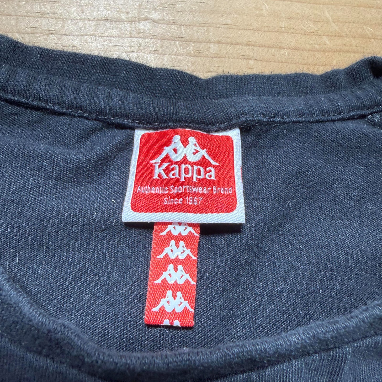 Kappa Banda Omini Logo Taped Sleeves Slim Fit Streetwear Urban T-Shirt - Small gallery