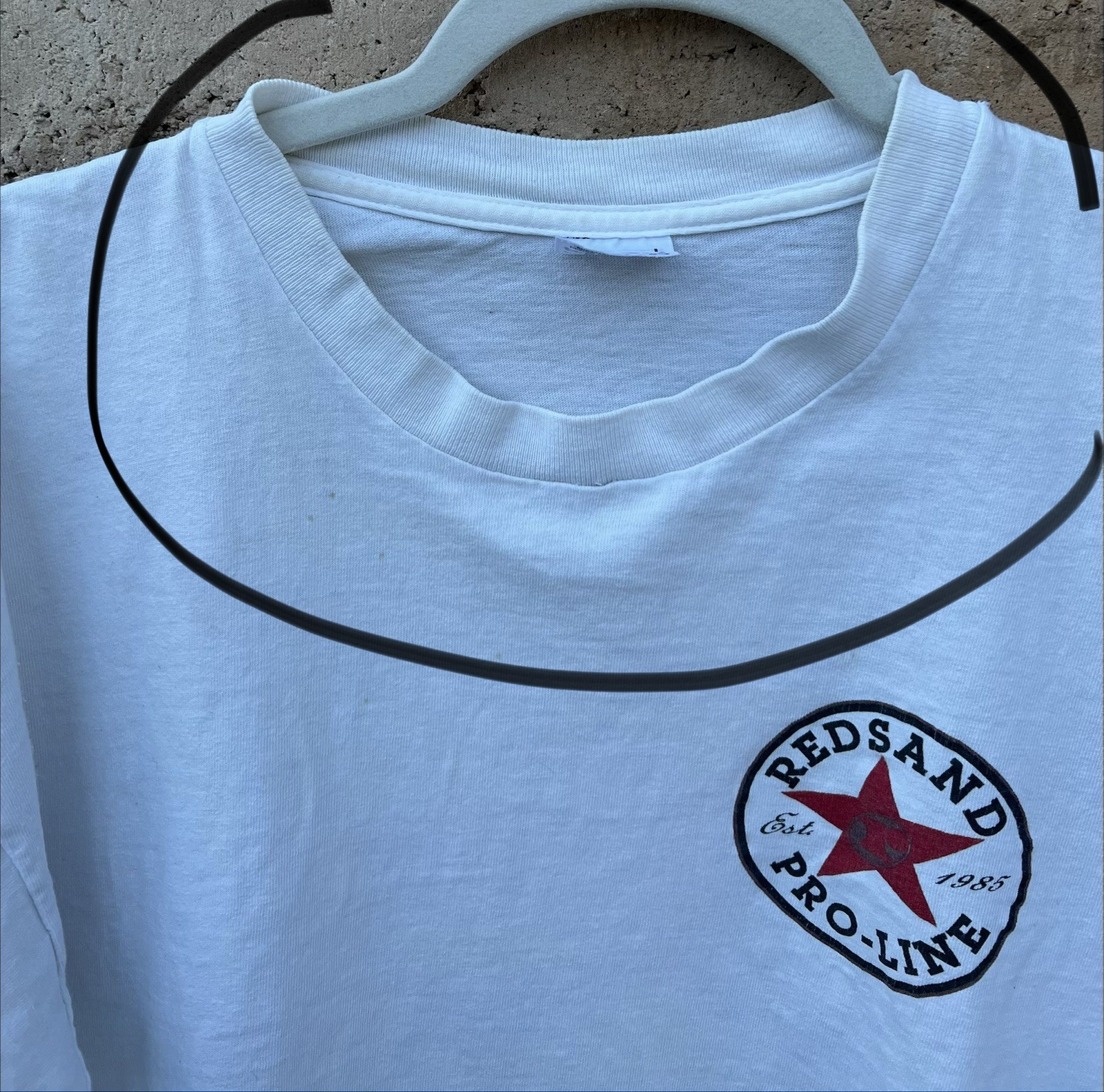 Vintage 1990s Redsand Pro-Line T Shirt L Surf Skate Double Sided Graphic Tee gallery