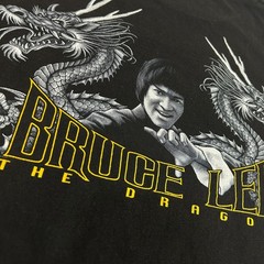 Medium Vintage Bruce Lee Dragon Tee – Mint Condition – Black