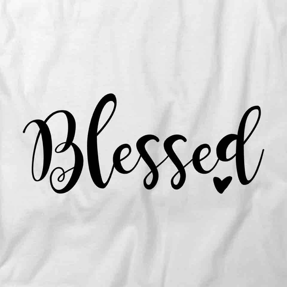 BLESSED Tee Short-Sleeved Cotton THANKSGIVING HOLIDAY CLOTHING S1WS468 gallery