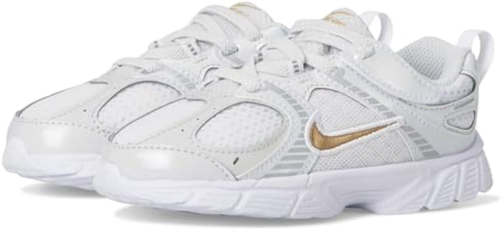 Nike Unisex Kids V5 RNR (Infant/Toddler) White/Metallic Gold/Metallic Silver 9 T gallery