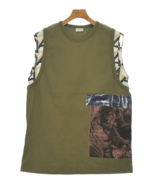 DRIES VAN NOTEN Tank Tops Khaki M 2200690948035