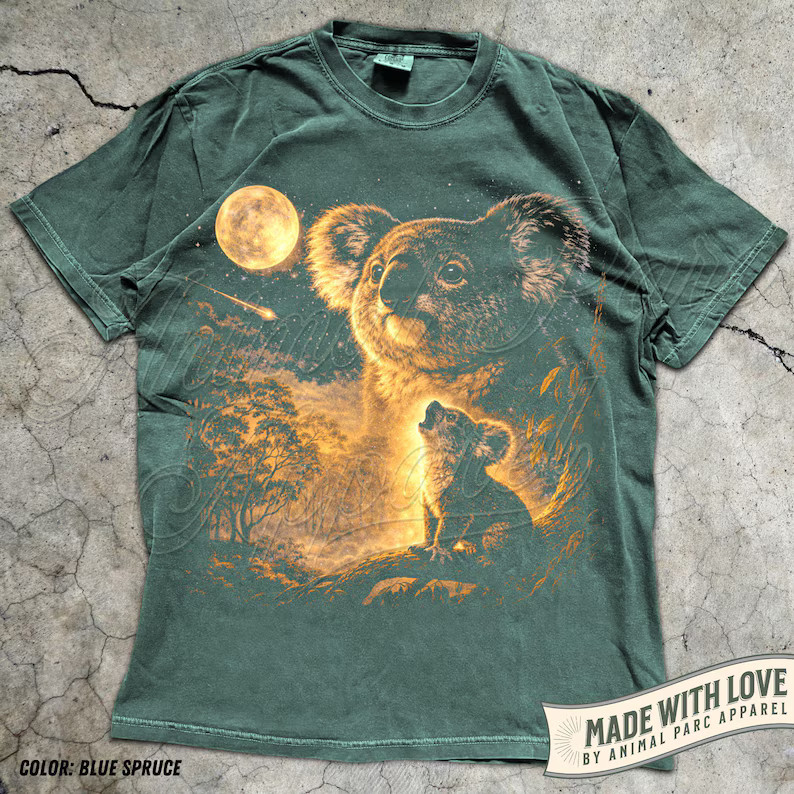 Koala Howling Moon Comfort Tee gallery