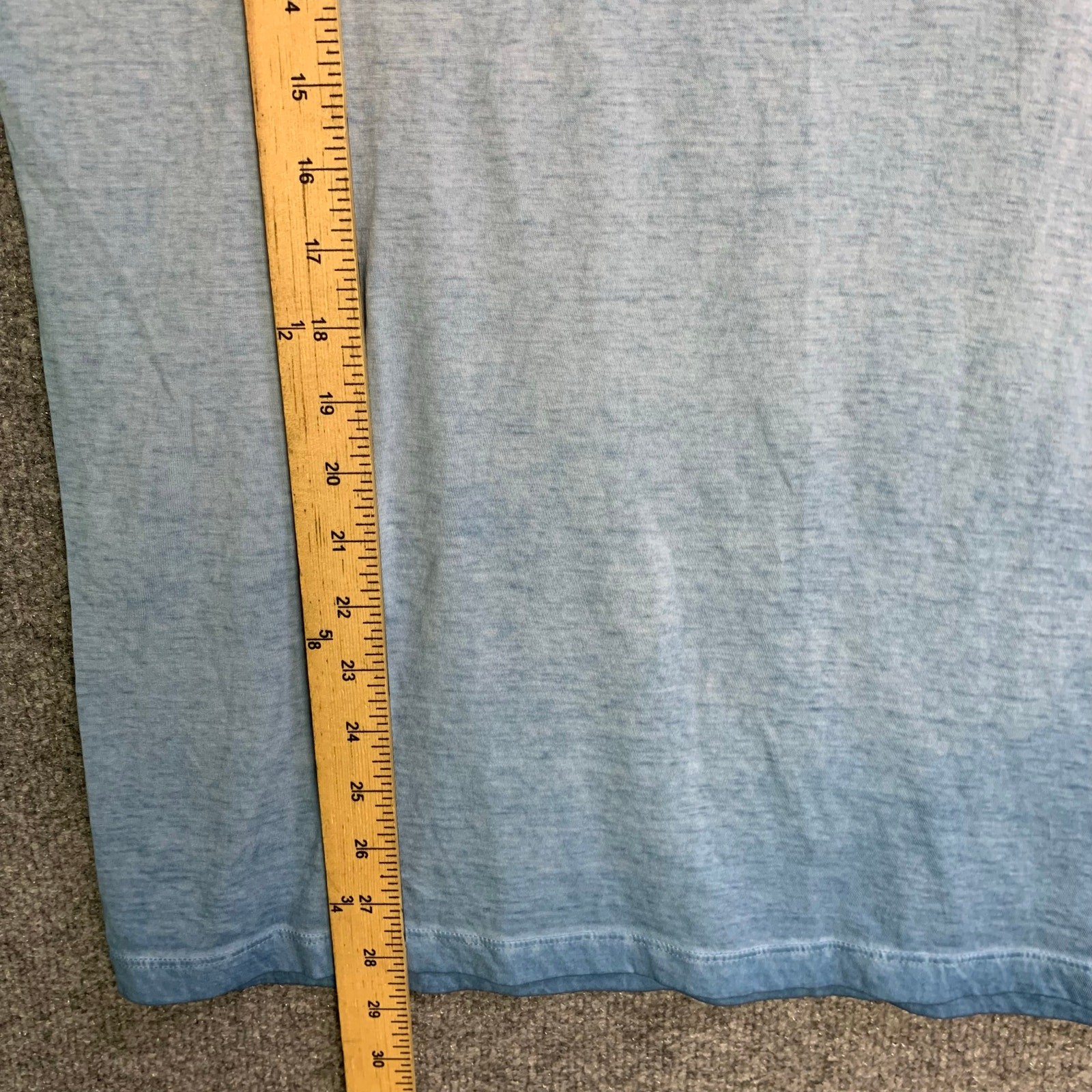 NEW Silver Jeans co Mens Blue Heathered Brand Logo T Shirt SZ M gallery
