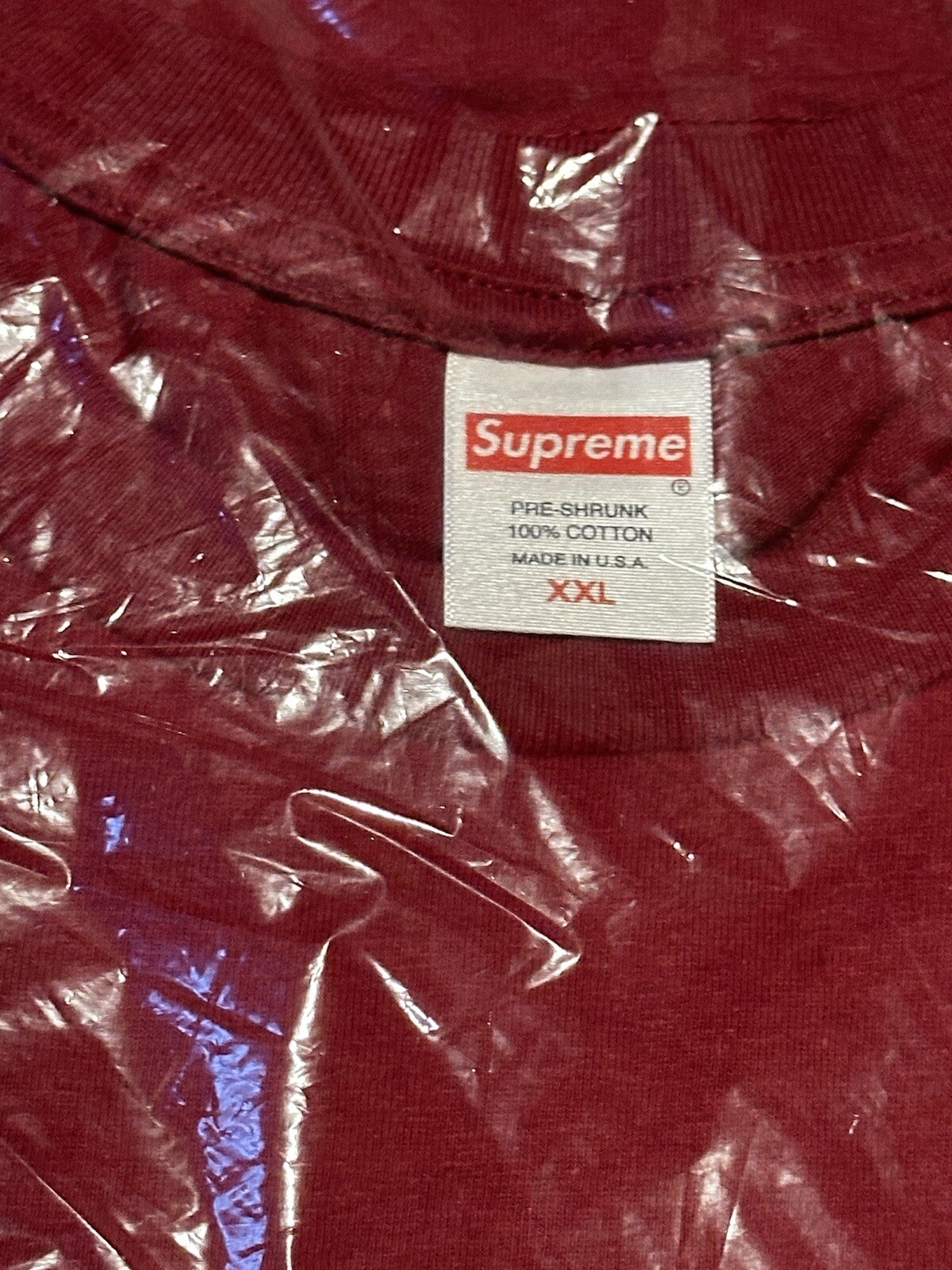 Supreme Rolf Tee All Cotton T-Shirt in Cardinal SS24 Men’s Size 2XL Muppets NWT gallery