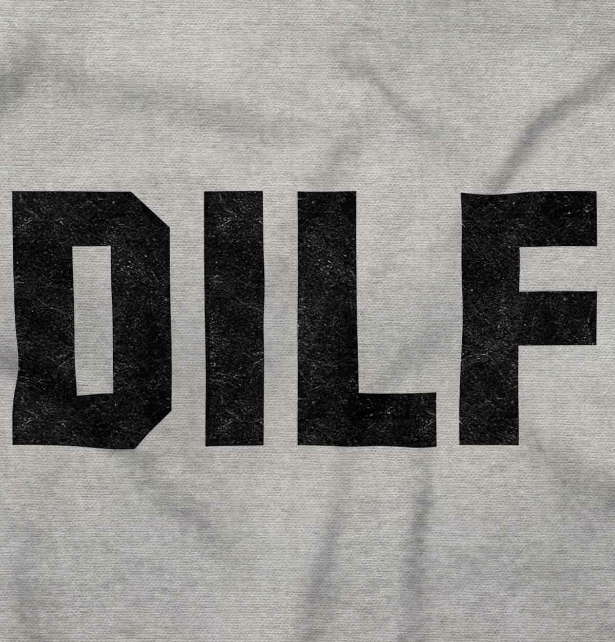 DILF Funny Crude Husband Graphic Novelty Mens Short Sleeve Crewneck Tee gallery