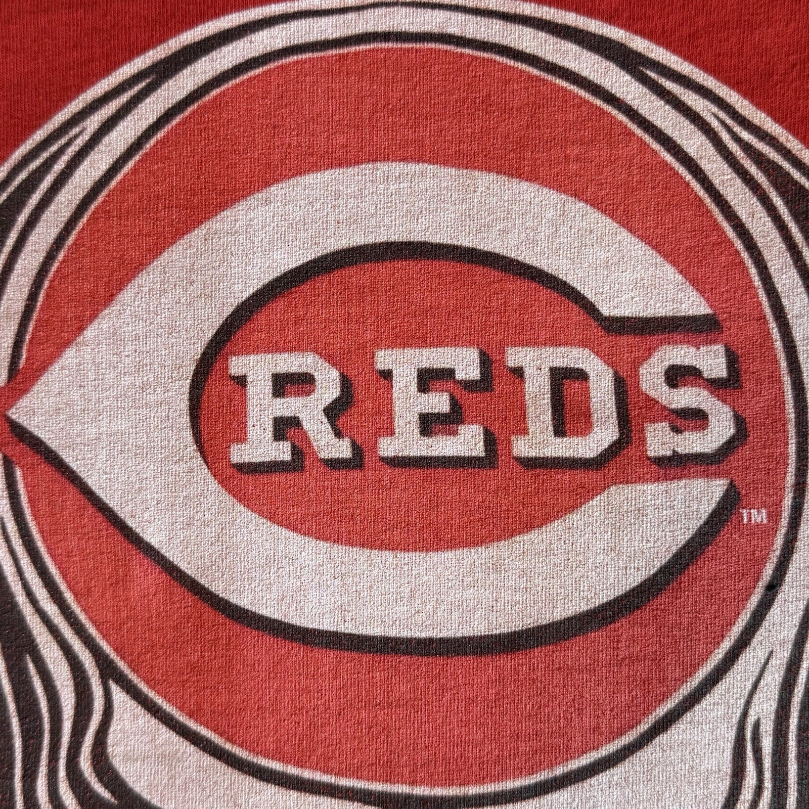 GRATEFUL DEAD CINCINNATI REDS Steal Your Base Mashup T-Shirt. LARGE Preowned NV gallery