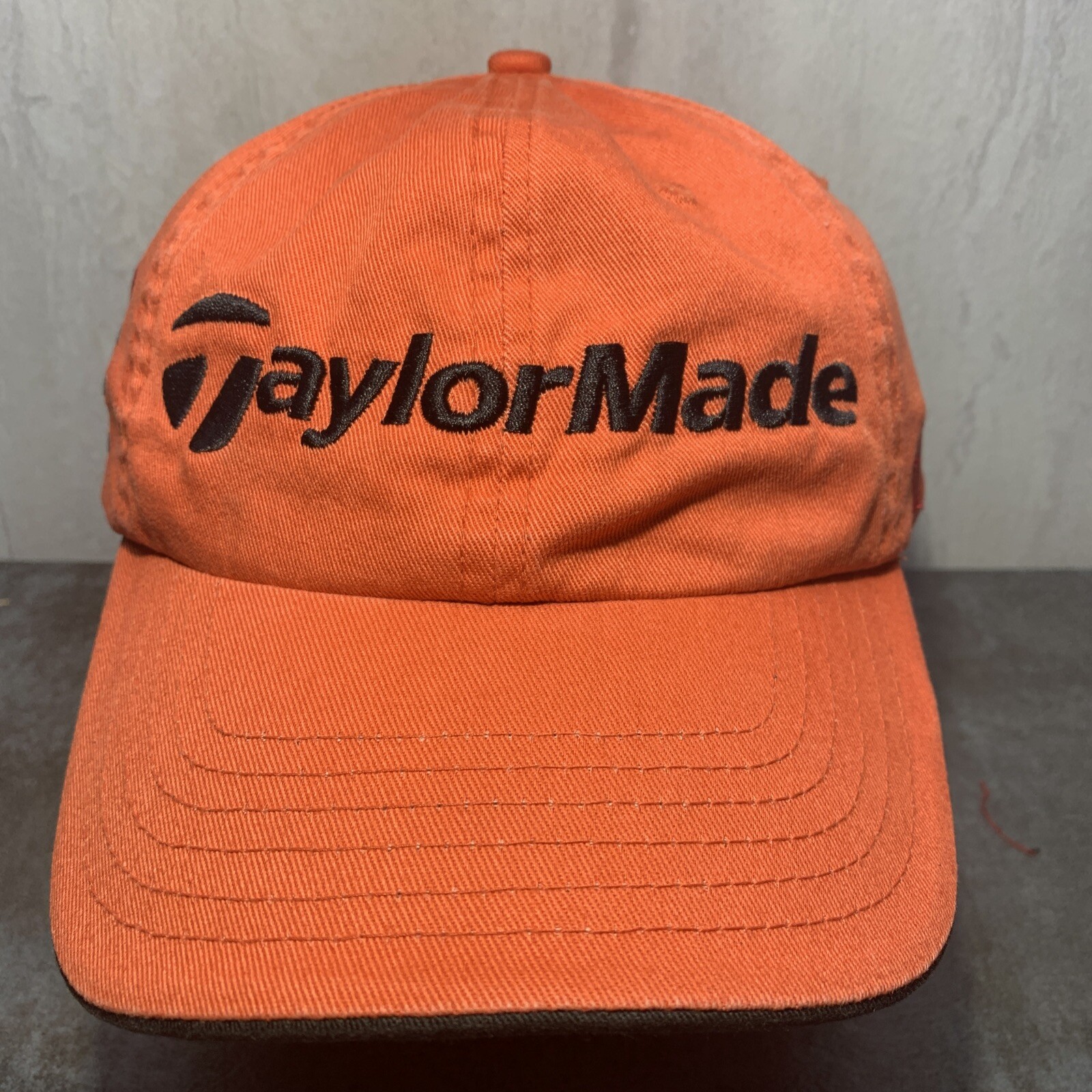 Taylor Made Hat R7 Irons Stretchfit Cap Orange Colorway XL One Size Fits All H26