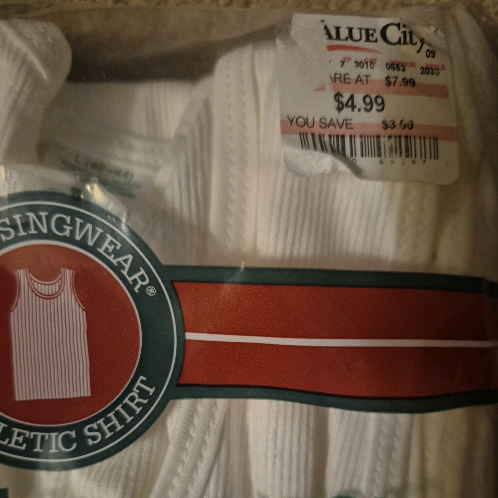 Vintage New Munsingwear Athletic Shirts 3pack Size L(42-44) 100% Combed Cotton gallery