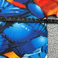 Marvel X-Men Beast Oversized Shirt Men XXXL Blue All Over Print Retro Bait 3XL