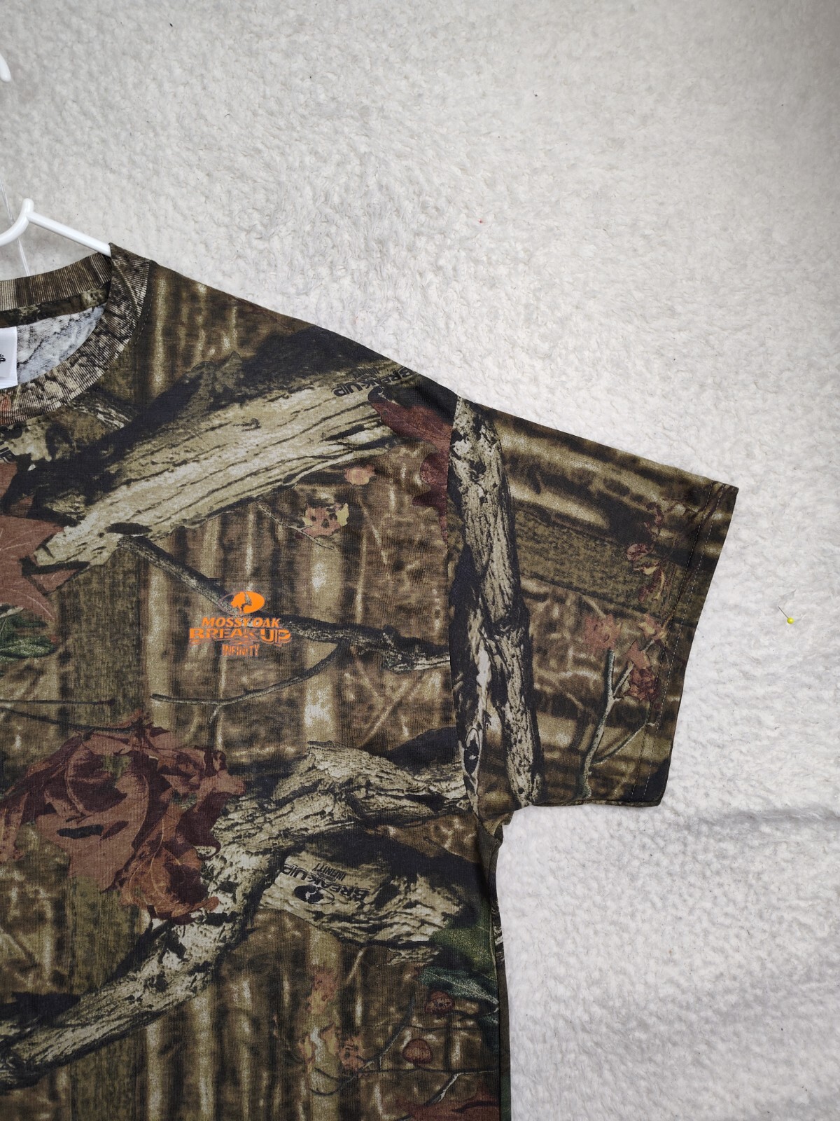 Mossy Oak Break Up Infinity Men Shirt Extra Large Green Cotton Short Sleeve Tee gallery