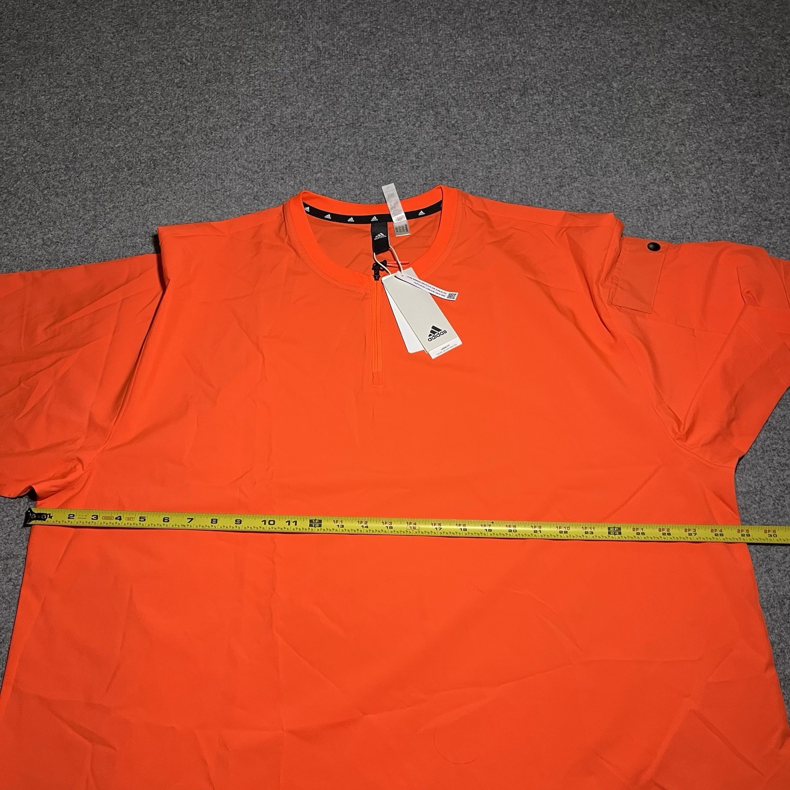 Adidas Shirt Mens XL Adult Athletic Training Tee Outdoors 1/4 Zip IC3732 gallery