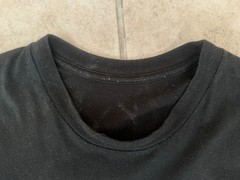 Los Angeles Apparel 50/50 Black Poly-Cotton Crew Neck T-Shirt Style FF01