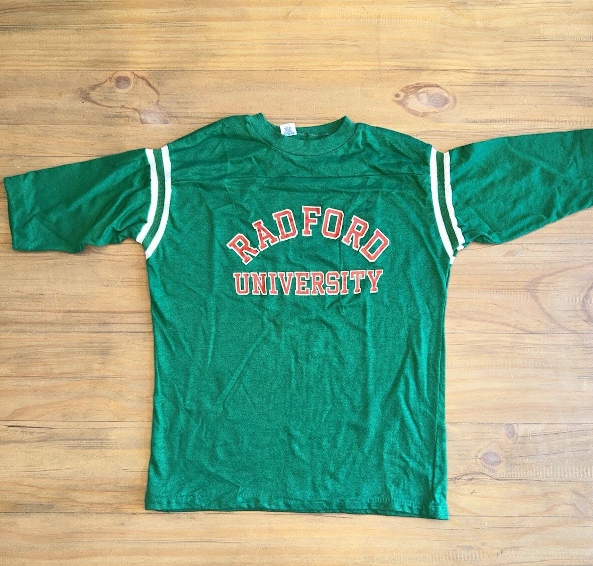 Radford University Vintage 1980s Artex 100% Cotton Made In USA T-Shirt Size L gallery