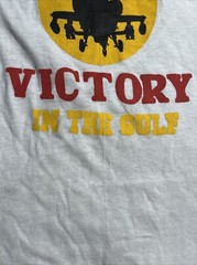 Vtg 90s Operation Desert Storm Victory In The Gulf L Shirt Single Stitch USA NOS