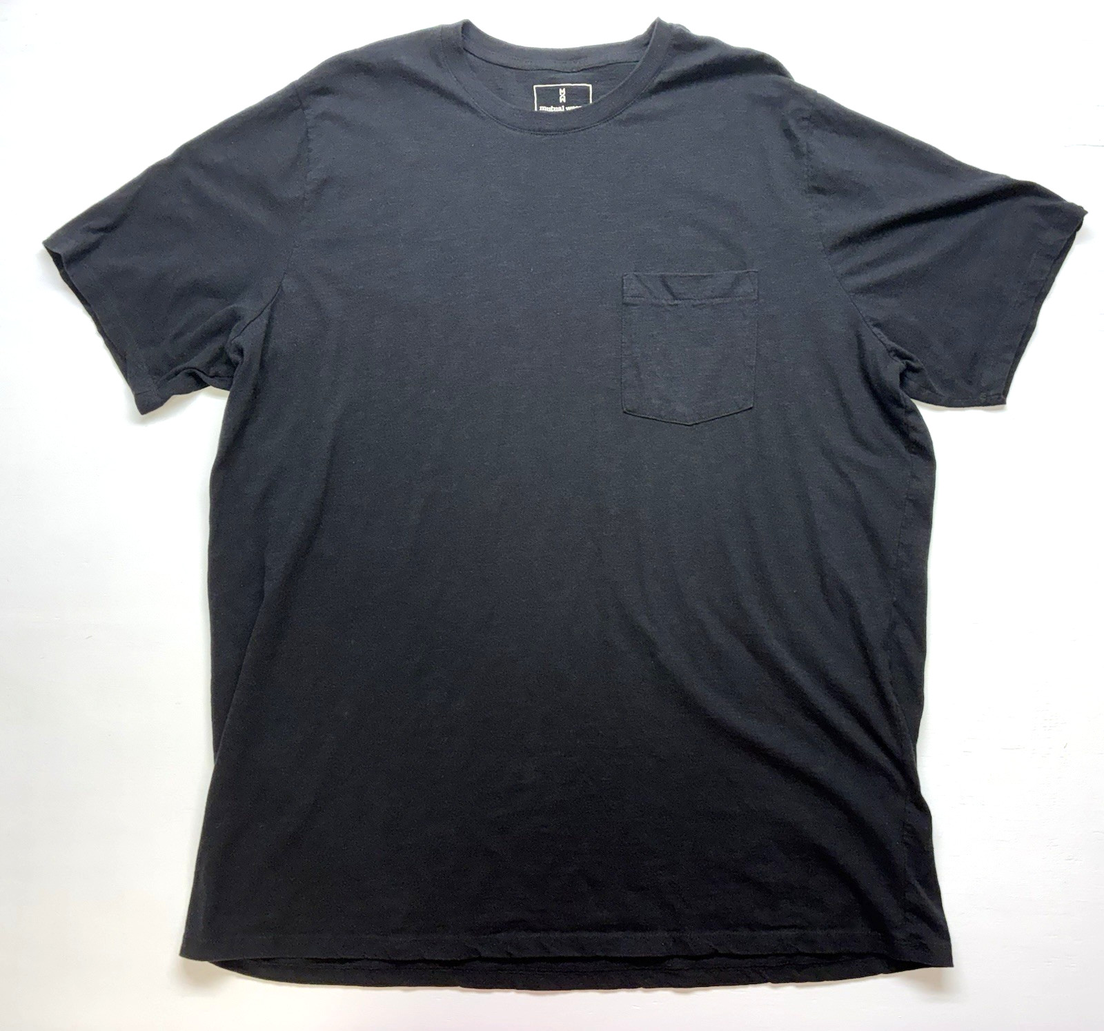Mutual Weave Men's 3XLT Crew Neck Black Pocket T-Shirt Short Sleeve Pre-owned gallery