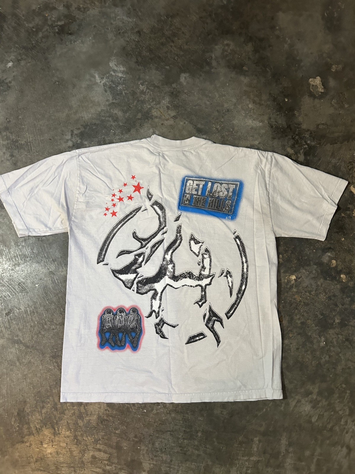 Lost Hills - LH Patch Logos Graphic Tee White XLarge gallery