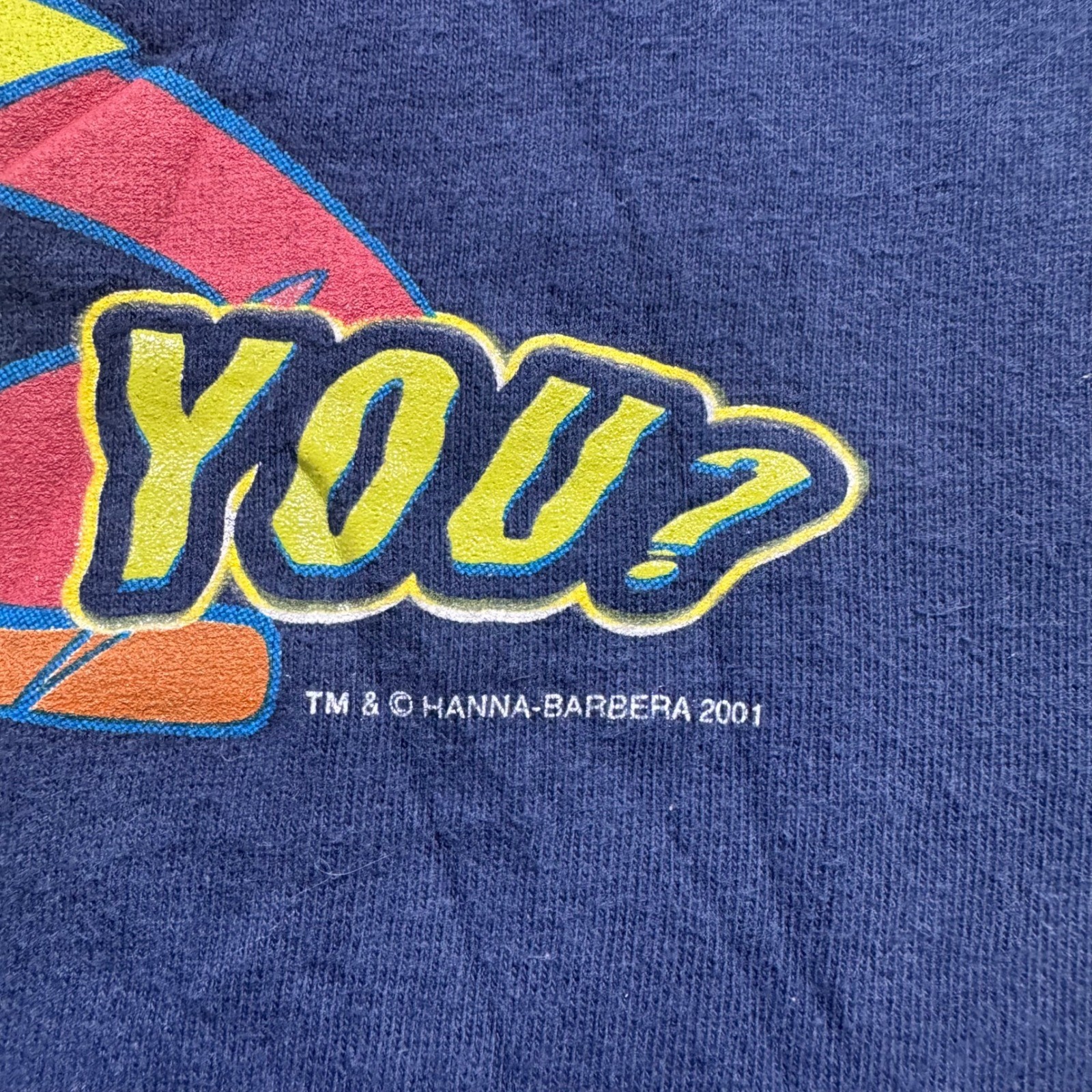 Scooby-Doo T-Shirt Unisex Medium Navy Blue 2001 Mystery Machine Graphic Y2K Tee gallery