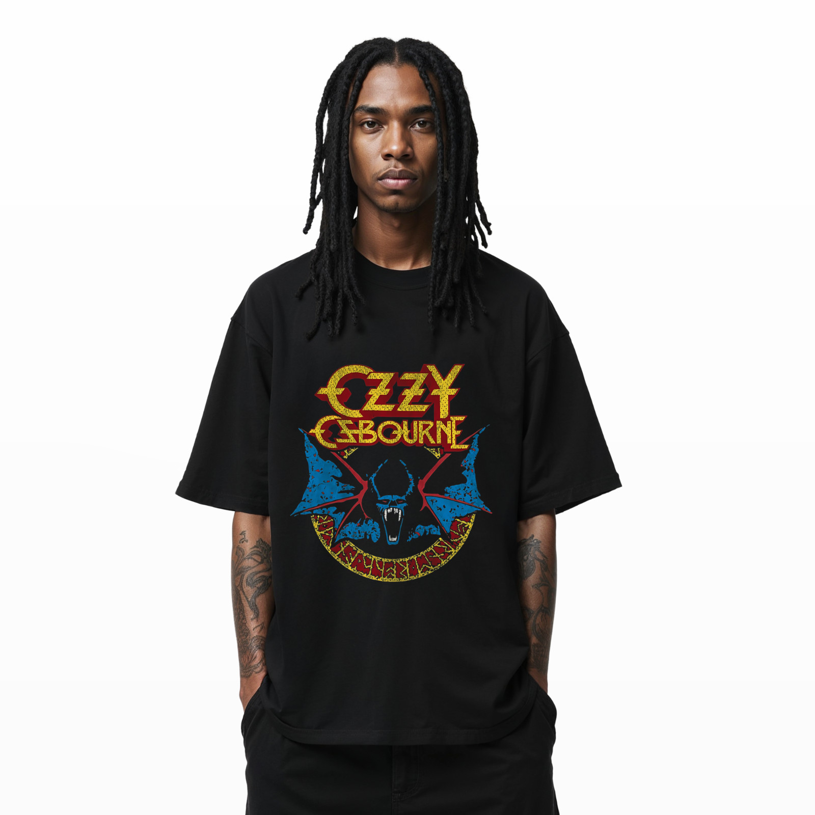 Ozzy Osbourne Heavy Metal Rock Band T-Shirt Vintage Distressed Graphic Tee A176 gallery
