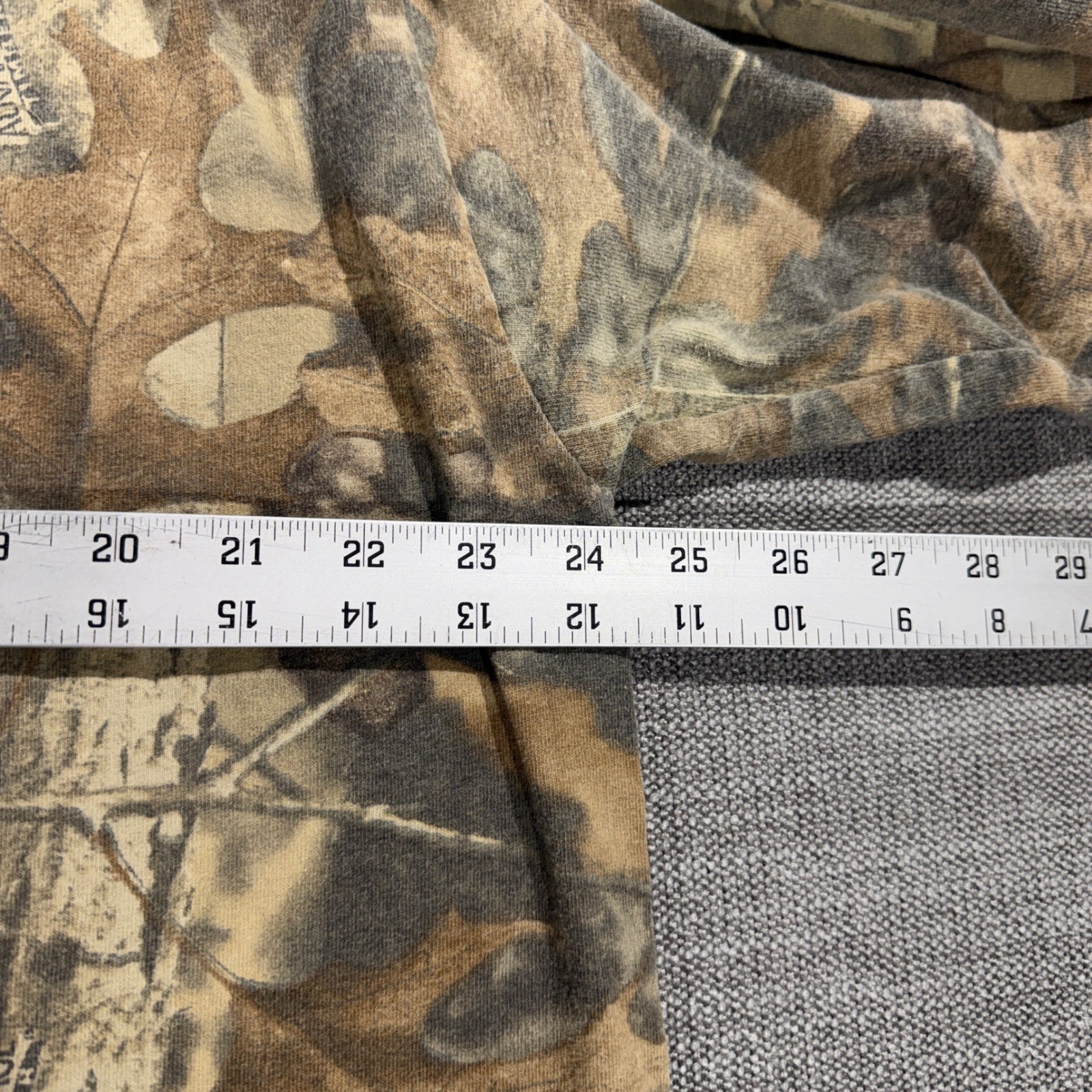 Jerzees Outdoors Pocket T-Shirt Mens XL Camo Excellent Advantage Timber Print gallery