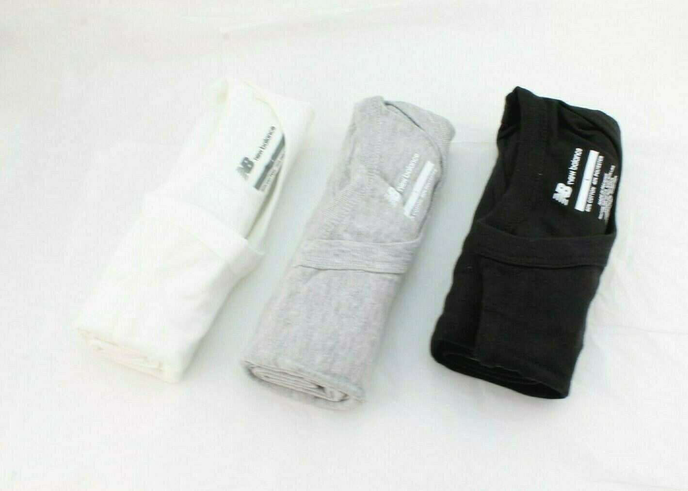 NEW BALANCE Size S (34-36) 3-Pk Classic Fit Crew Neck Men's T-shirts RETAIL $40 gallery