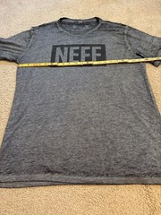 NEFF Men’s Simple Graphic Logo Short Sleeve T-Shirt Gray X-Large NWOT