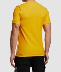 $65 Urban Legend Men’s Orange Bear Graphic Logo Cotton Crew T-Shirt Size S