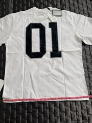 AUTH NWT Balenciaga Mens Oversized Basketball T Shirt White