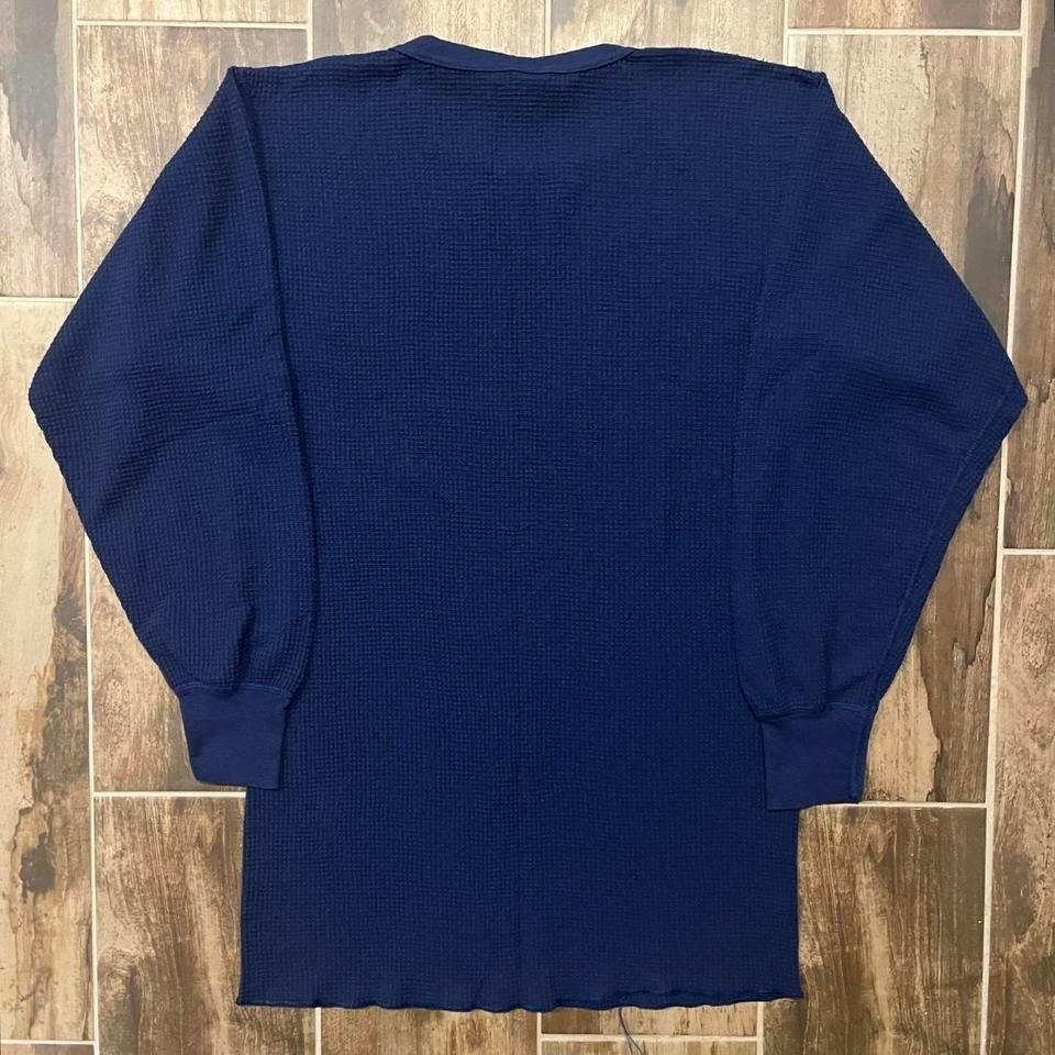 VTG Northwest Territory Thermal Mens XXL Navy Polycotton Waffle-Knit Long-Sleeve gallery