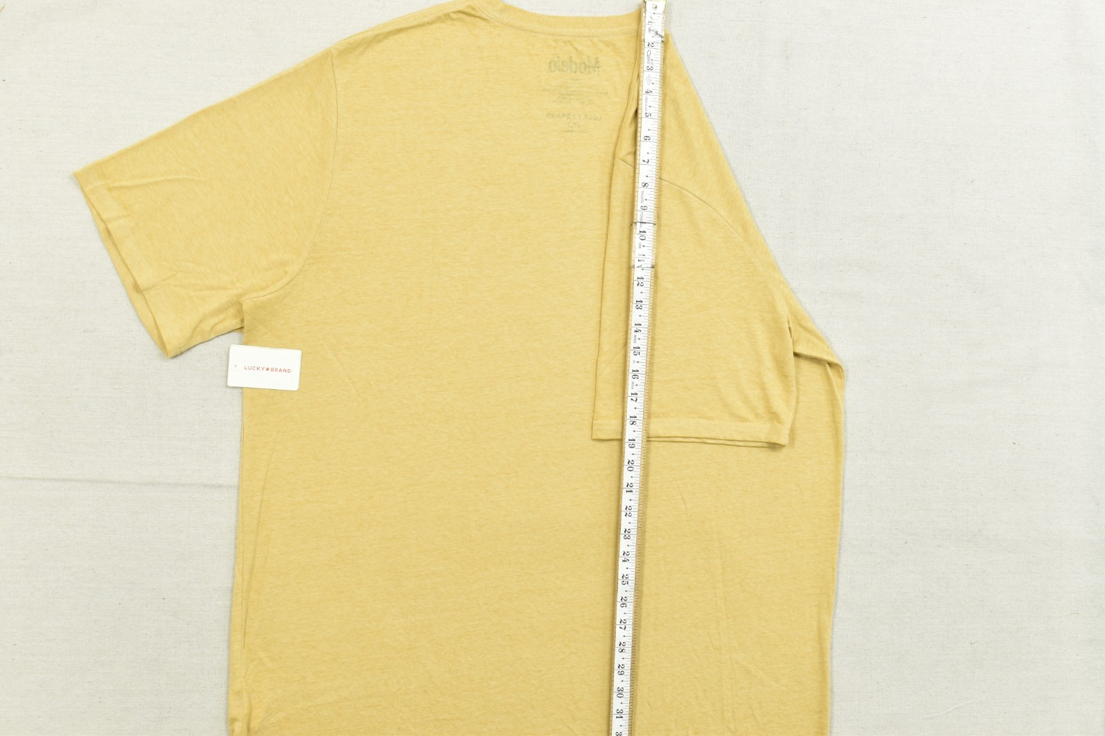 Lucky Brand Men's Modelo Luchador Yellow Short Sleeve Crew Neck Size 2XLT NEW gallery