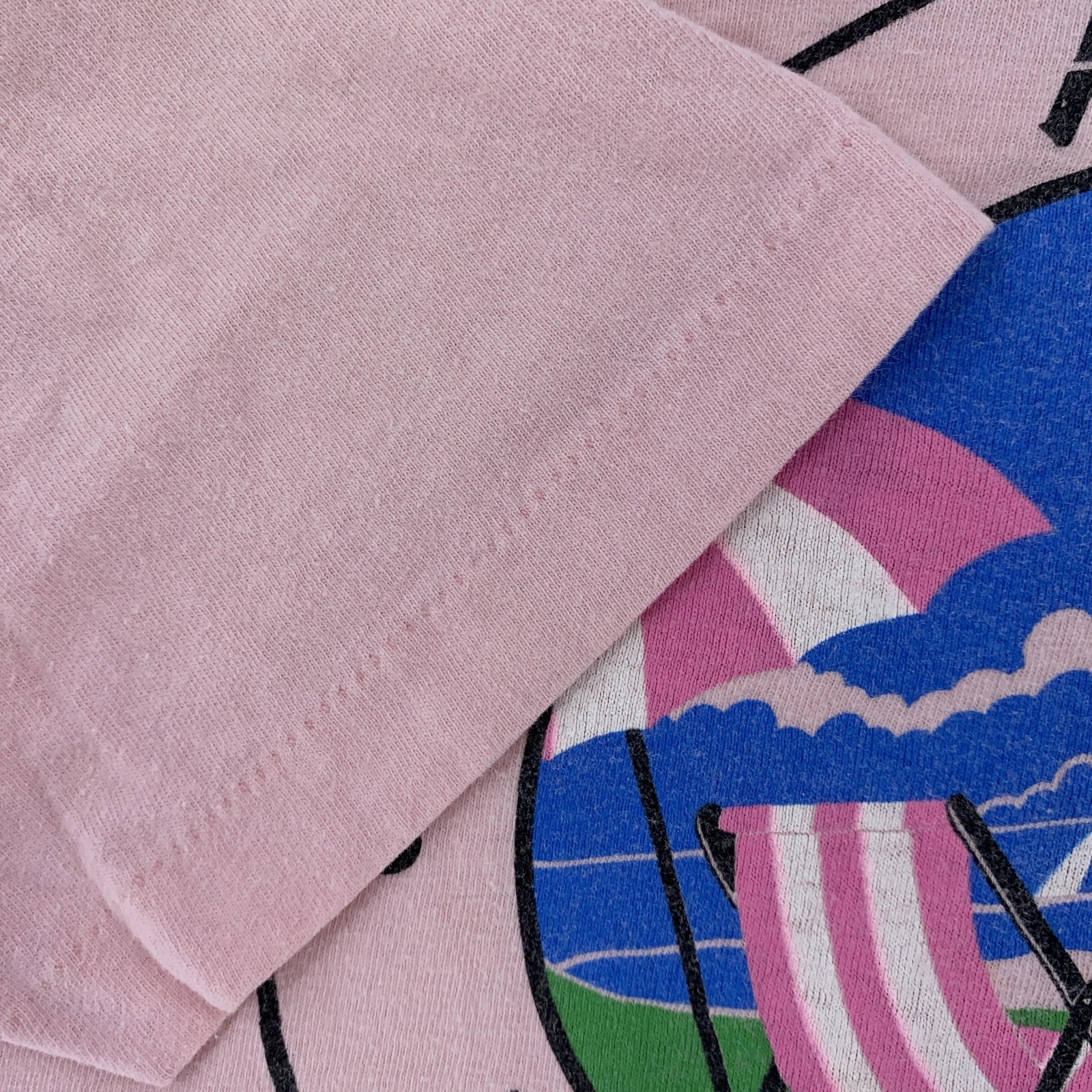 Vintage Maui Beach Club Shirt Mens Medium Pink Hawaii Surf Sail Tee Made USA 90s gallery